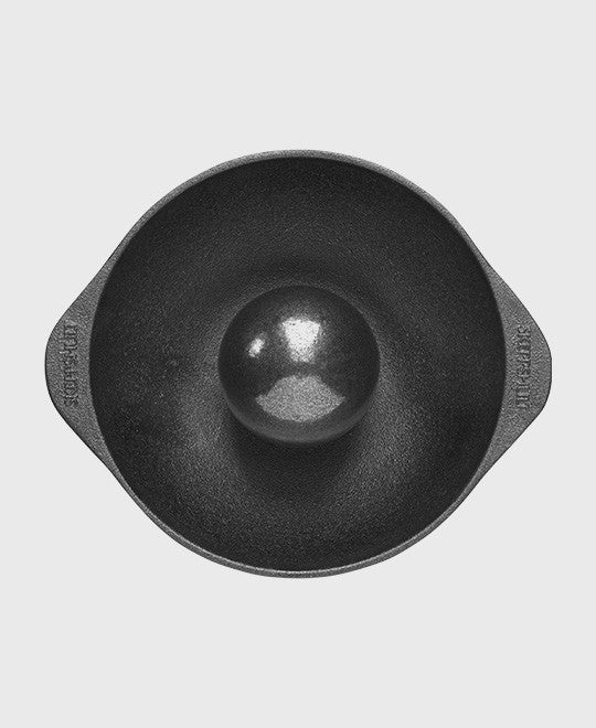 Mustard Seed grinder & cast iron bowl 21 cm