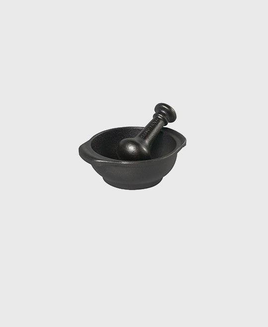 Mustard seed grinder & cast iron bowl 21 cm - Skeppshult