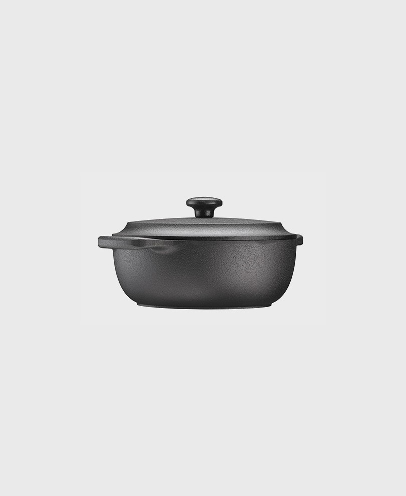 Carl Victor - Cast Iron Casserole 24cm 4L with Glass Lid