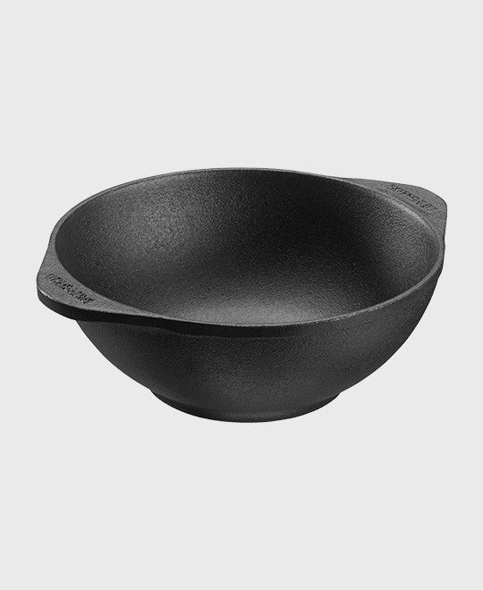 Mustard Seed grinder & cast iron bowl 21 cm