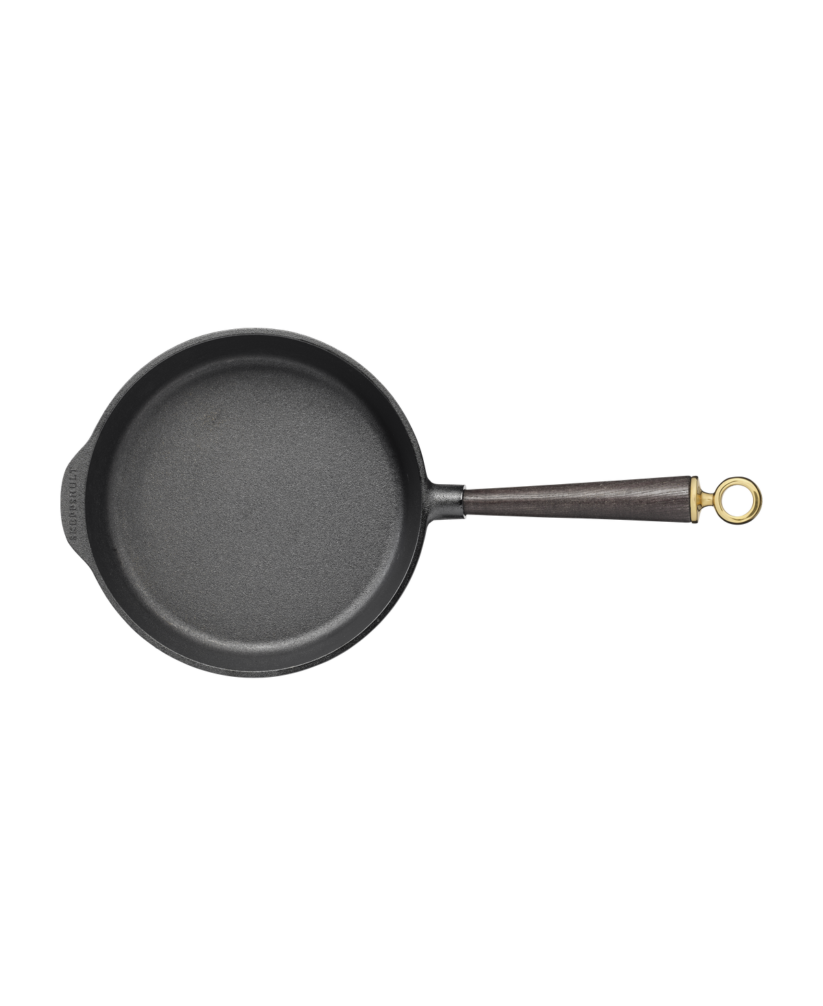 Traditional Cast Iron Deep Pan 25 cm 120 years Brass & Black Ash | Skeppshult