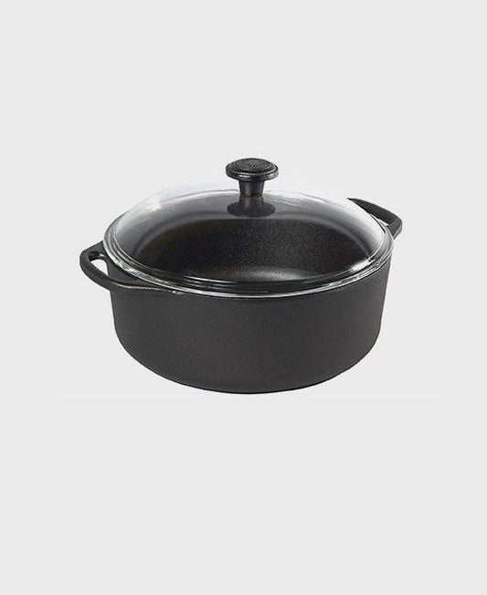 Runde Auflaufform 5,5 l mit Glasdeckel